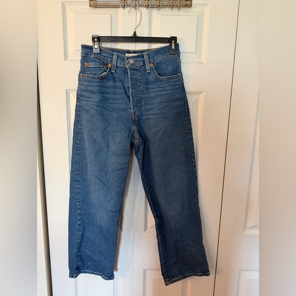 Levi's Blue Ankle & Cropped Jeans
